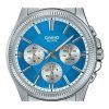 Casio Enticer Analog Stainless Steel Ice Blue Dial Quartz MTP-1375D-2A2 Men's Watch