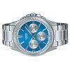 Casio Enticer Analog Stainless Steel Ice Blue Dial Quartz MTP-1375D-2A2 Men's Watch