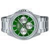 Casio Enticer Analog Stainless Steel Green Dial Quartz MTP-1375D-3 Men's Watch