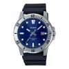 Casio Standard Analog Resin Strap Blue Dial Quartz MTP-VD01-2E Men's Watch