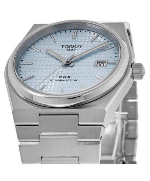 ティソ PRX T-クラシック パワーマティック 80 アイスブルー ダイヤル オートマチック T137.407.11.351.00 100M メンズ腕時計