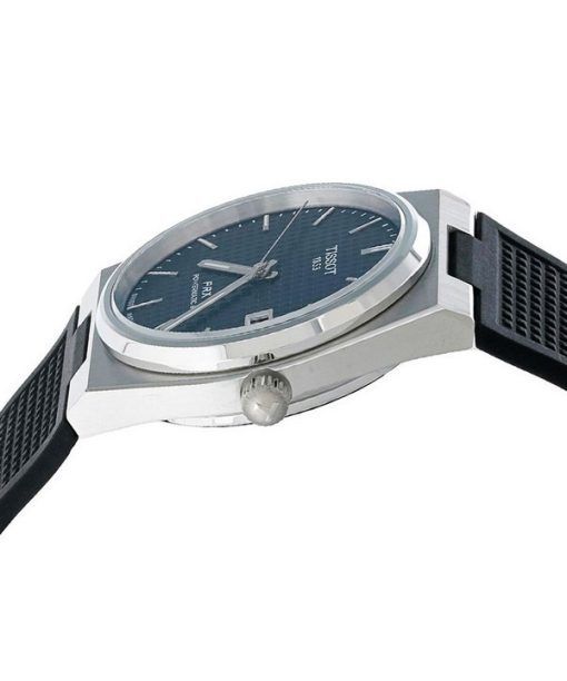 ティソ PRX T-クラシック パワーマティック 80 ラバー ストラップ ブルー ダイヤル オートマチック T137.407.17.041.00 100M メンズ腕時計