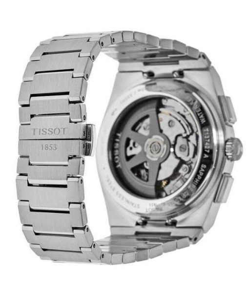 ティソ PRX T-クラシック クロノグラフ ホワイト ダイヤル オートマチック T137.427.11.011.01 100M メンズ腕時計