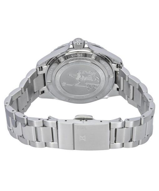 エドックス ネプチュニアン グランデ リザーブ デイト ブルー ダイヤル 自動ダイバーズ 80801 3BBUM BUCDN 300M メンズ腕時計