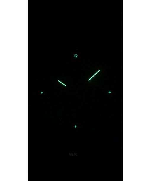 アイアン アニー バウハウス レザー ストラップ ベージュ ダイヤル クォーツ 50445 メンズ腕時計