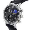 アイアン アニー アマゾナス インプレッション クロノグラフ ムーンフェイズ ブラック ダイヤル クォーツ 59942 メンズ腕時計