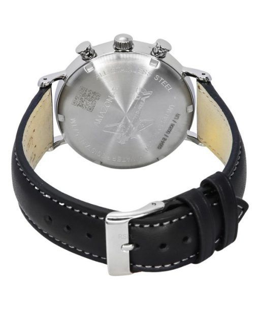 アイアン アニー アマゾナス インプレッション クロノグラフ ムーンフェイズ ブラック ダイヤル クォーツ 59942 メンズ腕時計