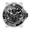 インヴィクタ プロ ダイバースキューバ GMT ステンレススチール ブラック ダイヤル クォーツ 45745 100M メンズ腕時計