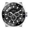 インヴィクタ プロ ダイバースキューバ GMT ステンレススチール ブラック ダイヤル クォーツ 45756 100M メンズ腕時計