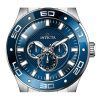 インヴィクタ プロ ダイバースキューバ GMT ステンレススチール ブルー ダイヤル クォーツ 45757 100M メンズ腕時計