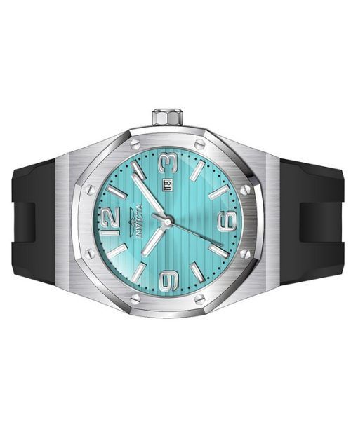 Invicta Huracan シリコン ストラップ ターコイズ ダイヤル クォーツ 45773 100M メンズ腕時計
