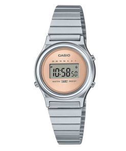 カシオ ヴィンテージ デジタル ステンレススチール ローズゴールド ダイヤル クォーツ LA700WE-4A レディース腕時計