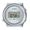カシオ ヴィンテージ デジタル ステンレススチール シルバー ダイヤル クォーツ LA700WE-7A レディース腕時計
