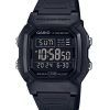 カシオ デジタル ブラック デュアル タイム 樹脂ストラップ クォーツ W-800H-1BV 100M メンズ腕時計