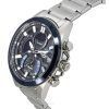 カシオ エディフィス スマートフォン リンク アナログ デジタル グレー ダイヤル クォーツ ECB-30DB-1A 100M メンズ腕時計