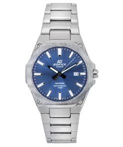 カシオ エディフィス サファイア クリスタル アナログ ステンレススチール ブルー ダイヤル クォーツ EFR-S108D-2A 100M メンズ腕時計