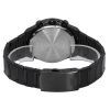 カシオ エディフィス アナログ クロノグラフ ブラック イオン メッキ ステンレススチール ブルー ダイヤル ソーラー EQS-950DC-2A 100M メンズ腕時計