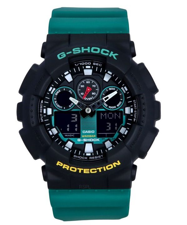 カシオ G ショック ミックス テープ アナログ デジタル 限定版クォーツ GA-100MT-1A3 200M メンズ腕時計