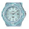 カシオ POP アナログ樹脂ストラップ ブルー ダイヤル 半透明クォーツ LRW-200HS-2EV 100M レディース腕時計