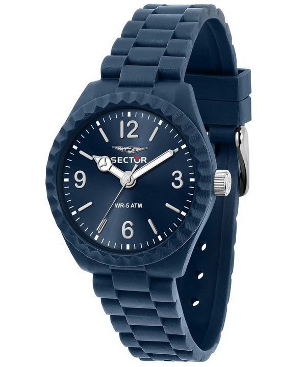 セクター ダイバー ジャスト タイム プラスチック ストラップ ブルー ダイヤル クォーツ R3251549007 メンズ腕時計