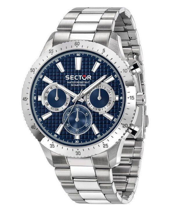 セクター 270 多機能ステンレススチール ブルーダイヤル クォーツ R3253578022 メンズ腕時計