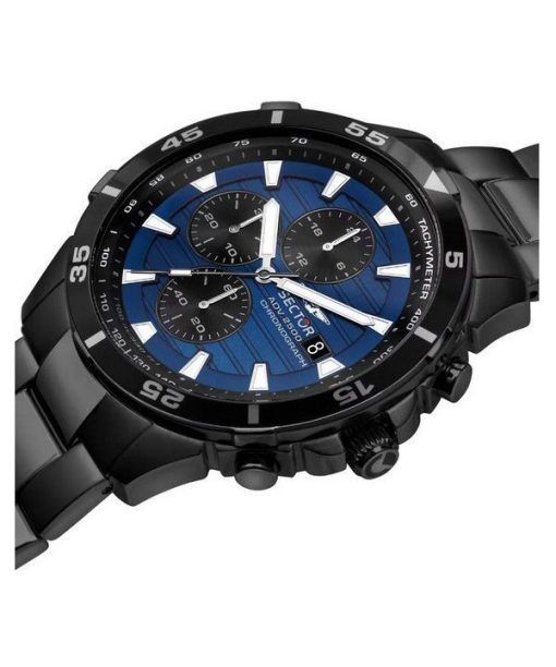 セクター ADV2500 クロノグラフ ステンレススチール ブルー ダイヤル クォーツ R3273643001 100M メンズ腕時計