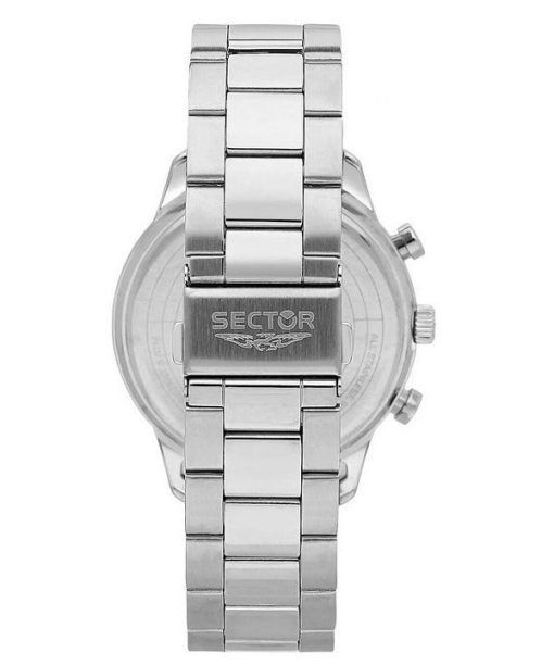 セクター 270 クロノグラフ ステンレススチール ブラック ダイヤル クォーツ R3273778002 メンズ腕時計