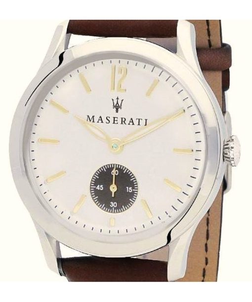 マセラティ トラディツィオーネ ホワイト ダイヤル クォーツ R8851125001 メンズ腕時計 ja - 画像 (2)