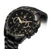 マセラティ トラグアルド 限定版クロノグラフ ステンレススチール ブラック ダイヤル クォーツ R8873612051 100M メンズ腕時計