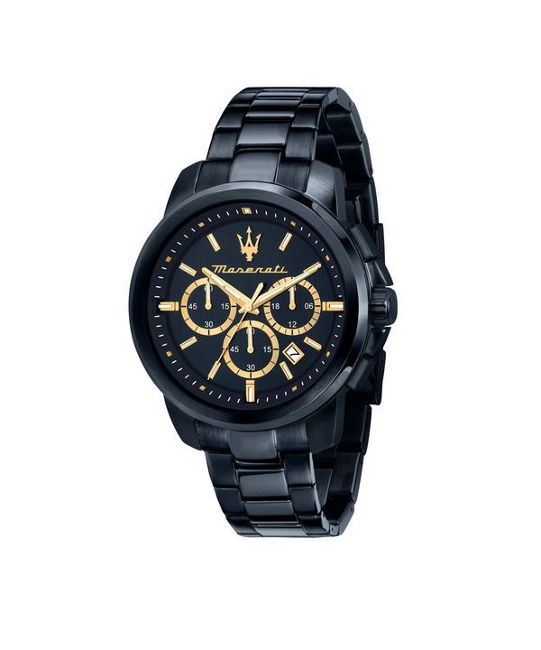 マセラティ スクセッソ クロノグラフ ステンレススチール ブルー ダイヤル クォーツ R8873621040 メンズ腕時計