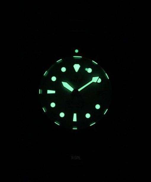 レシオ フリーダイバー サファイア ステンレススチール ホワイト ダイヤル 自動巻き RTF047 200M メンズ腕時計