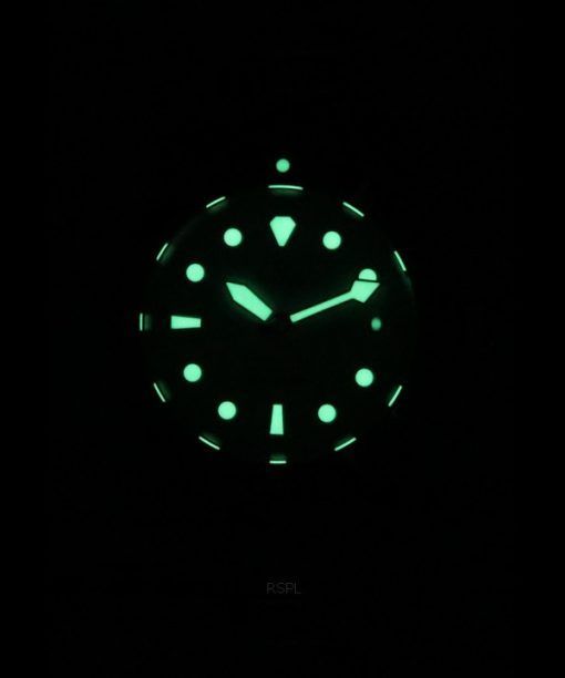 レシオ フリーダイバー サファイア ステンレススチール グリーン ダイヤル 自動巻き RTF049 200M メンズ腕時計
