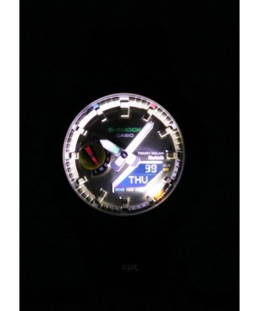 カシオ G-Shock アナログ デジタル スマートフォンリンク Bluetooth グリーン ダイヤル ソーラー GA-B2100FC-3A 200M メンズ腕時計