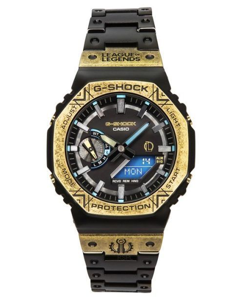 カシオ G-Shock リーグ・オブ・レジェンド コラボレーションモデル アナログ デジタル スマートフォンリンク Bluetooth ソーラー GM-B2100LL-1A 200M メンズ 腕時計