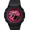 カシオ G ショック アナログ デジタル 樹脂ストラップ バーガンディ ダイヤル クォーツ GMA-S2100RB-1A 200M レディース腕時計