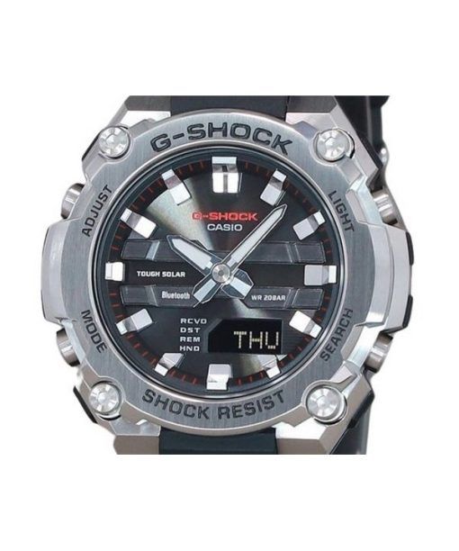 カシオ G-Shock G-Steel アナログ デジタル スマートフォンリンク Bluetooth ブラック ダイヤル ソーラー GST-B600-1A 200M メンズ腕時計