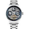 インガソール ザ ジャズ ステンレススチール ブルー スケルトン ダイヤル 自動巻き I07707 メンズ腕時計