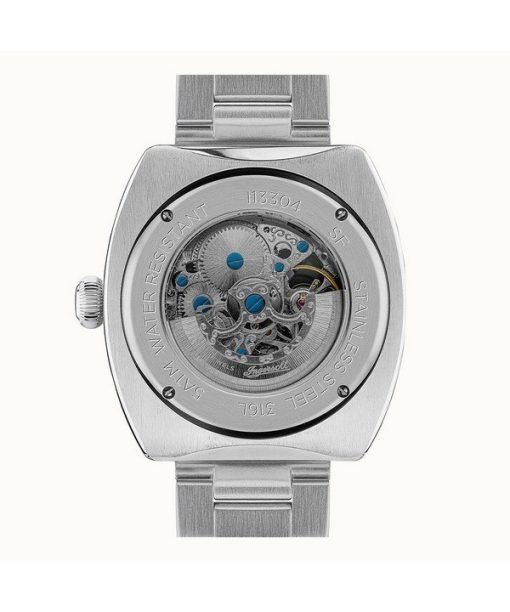 インガソール ザ ミシガン ステンレススチール グレー スケルトン ダイヤル 自動巻き I13304 メンズ腕時計