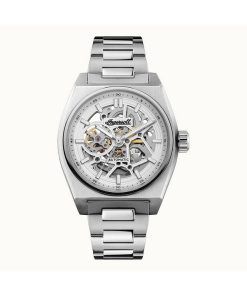 インガソル ザ ヴェール ステンレススチール スケルトン ホワイト ダイヤル 自動巻き I14303 メンズ腕時計