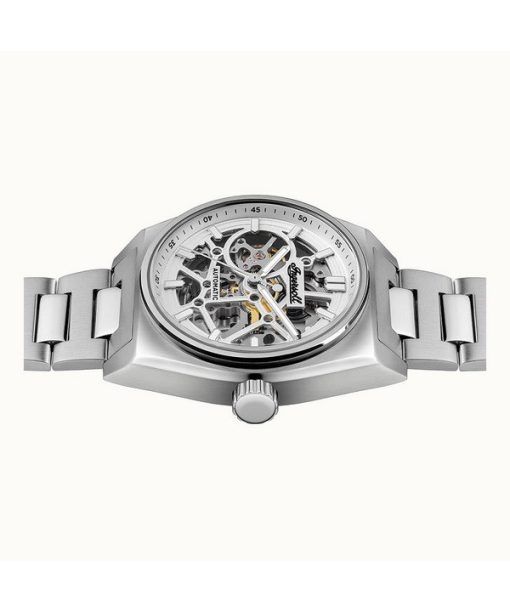 インガソル ザ ヴェール ステンレススチール スケルトン ホワイト ダイヤル 自動巻き I14303 メンズ腕時計