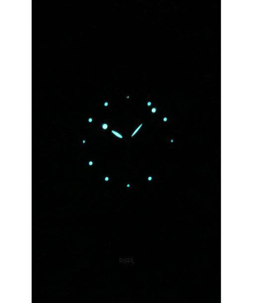 ツェッペリン 100 ヤーレ クロノグラフ レザーストラップ グリーン ダイヤル クォーツ 86804 メンズ腕時計