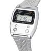 カシオ ヴィンテージ デジタル ステンレススチール クォーツ A1100D-1 ユニセックス腕時計