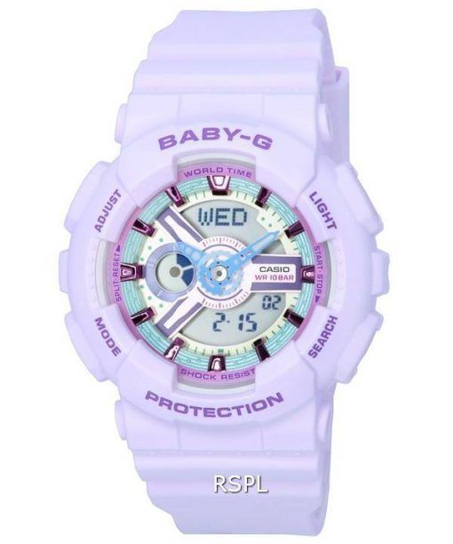 カシオ Baby-G アナログ デジタル パステル ミーツ メタリック クォーツ BA-110XPM-6A BA110XPM-6 100 M レディース腕時計 ja