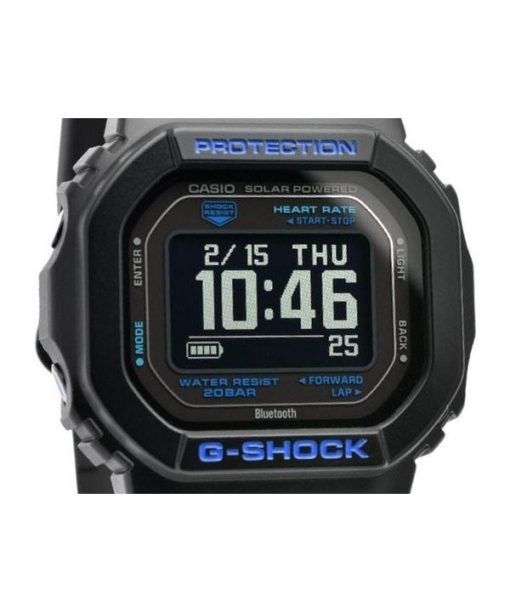 カシオ G-Shock G-Squad デジタル スマートフォンリンク Bluetooth バイオベース樹脂 ソーラー DW-H5600-1A2 200M メンズ腕時計