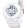 カシオ G-Shock アナログ デジタル バイオベース ホワイト 樹脂ストラップ シルバー ダイヤル クォーツ GMA-S140VA-7A 200M レディース 腕時計