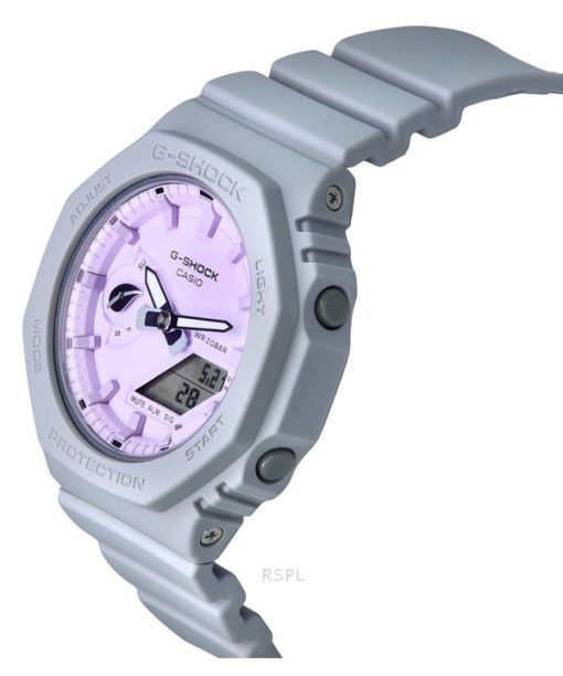 カシオ G-Shock ネイチャーズカラーシリーズ アナログ デジタル パープル ダイヤル クォーツ GMA-S2100NC-8A 200M レディース腕時計