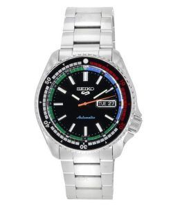 セイコー 5 スポーツ SKX スタイル 新しいレガッタ タイマー スペシャル エディション ブラック ダイヤル自動 SRPK13K1 100M メンズ腕時計
