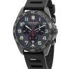 Victorinox Swiss Army フィールドフォース スポーツ クロノグラフ ラバーストラップ グレー ダイヤル クォーツ 241891 100M メンズ腕時計