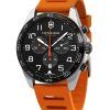 Victorinox Swiss Army フィールドフォース スポーツ クロノグラフ ラバーストラップ ブラック ダイヤル クォーツ 241893 100M メンズ腕時計