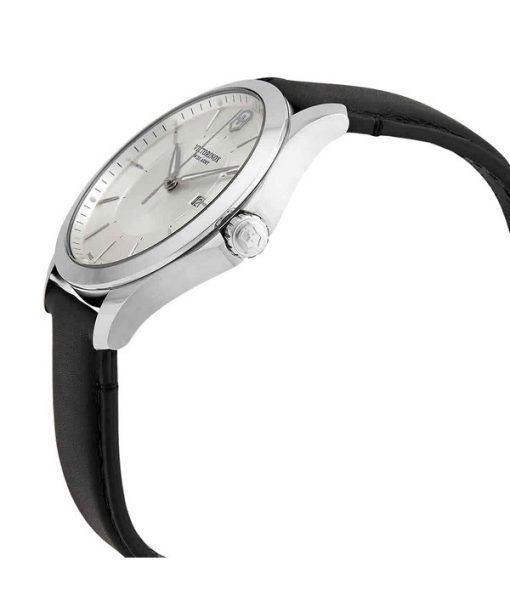 ビクトリノックス スイスアーミー アライアンス レザーストラップ シルバー ダイヤル クォーツ 241905 100M メンズ腕時計